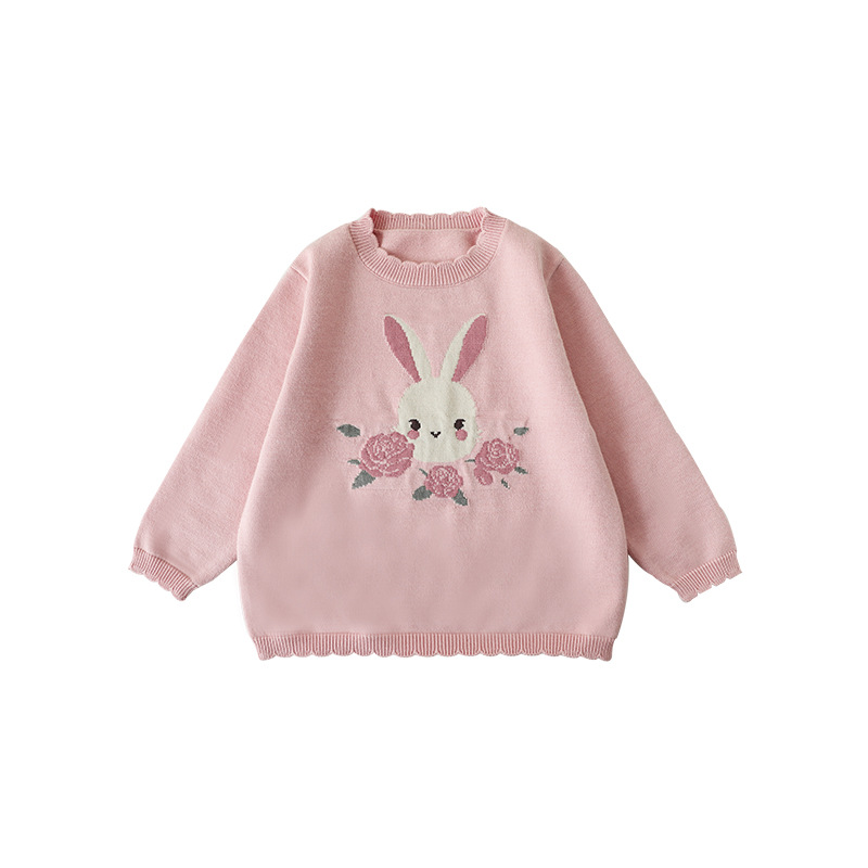 Qiuduo muchachas lindas pequeña serie libre traje primavera y otoño nueva camisa caliente de los niños suéter chaleco del bebé vestido