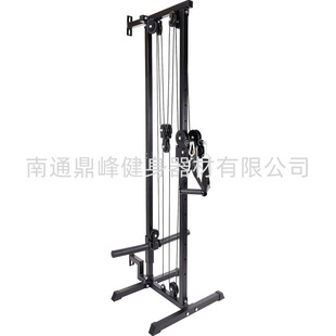 Wall-mounted trainer with adjustable double pulley system, pull down the fitness station PT-82C