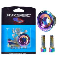 KRSEC アルミ合金製マウンテンバイク カラフルなクランクセットカバー M18M20 シマノIXFクランクネジ対応