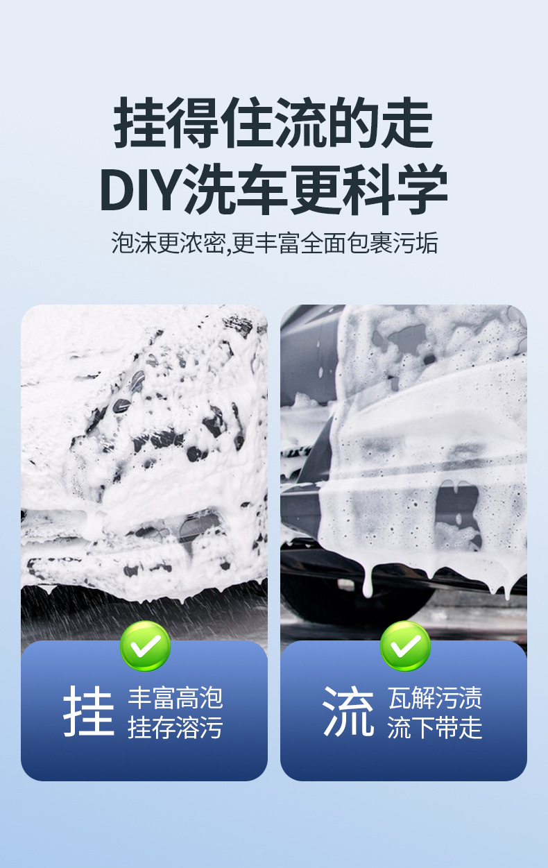 Car Wash Foam Spray Bottle, Fan-Shaped Spray Bottle, Air Pressure Foam Pot, High-Pressure Explosion-Proof Multi-Functional Car Water Spray Foamer