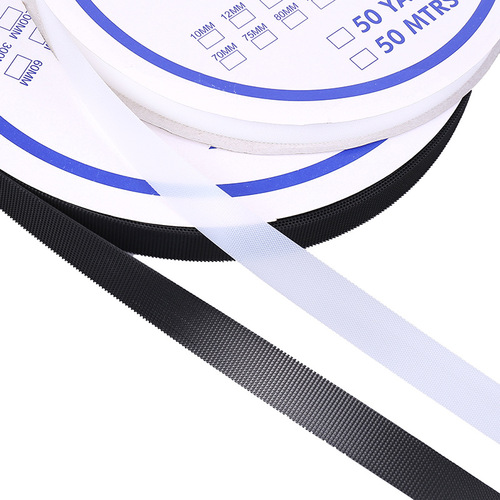 Wholesale black transparent clothing accessories that don't irritate the skin, Velcro hooks with thick and thin hooks, nylon injection hooks, baby magic tape