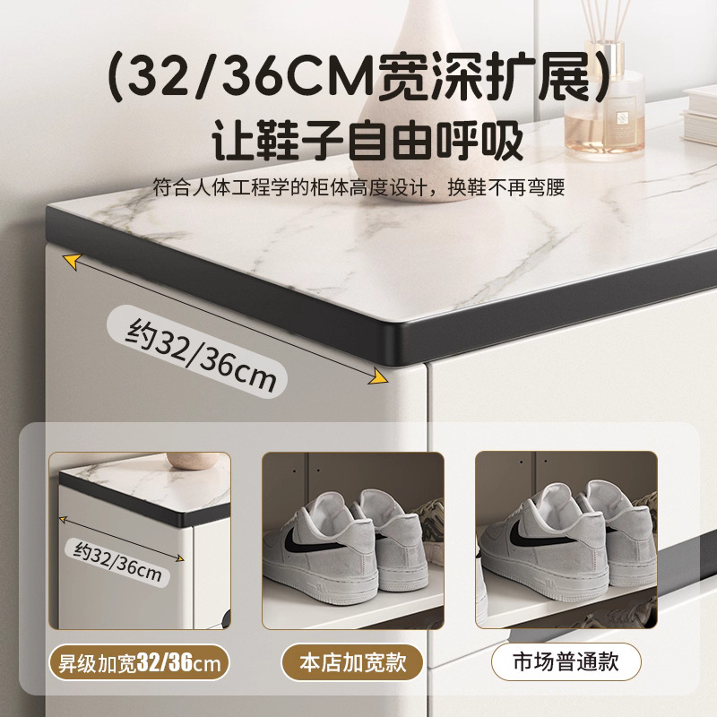 鞋柜玄关柜走廊客厅靠墙置物柜一体北欧风轻奢大容量鞋架子储物柜|undefined