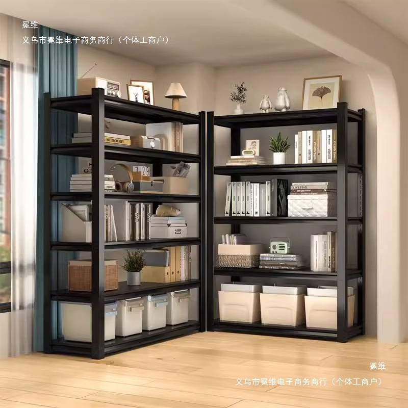 家用货架多层置物架落地仓库阳台储物架杂物间商用超市钢制收纳架