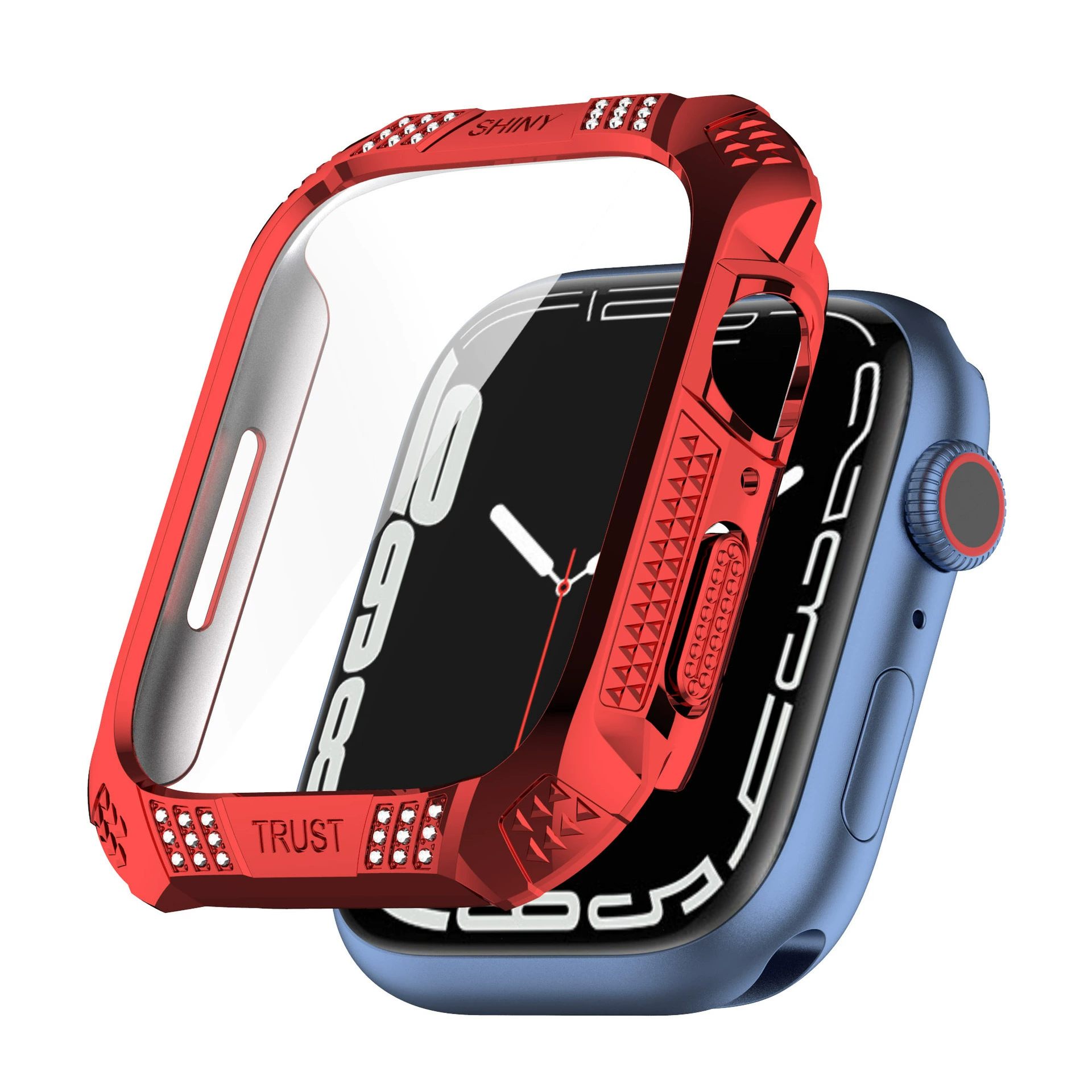 Защитный стеклянный чехол для Apple Watch, 41 мм, 45 мм