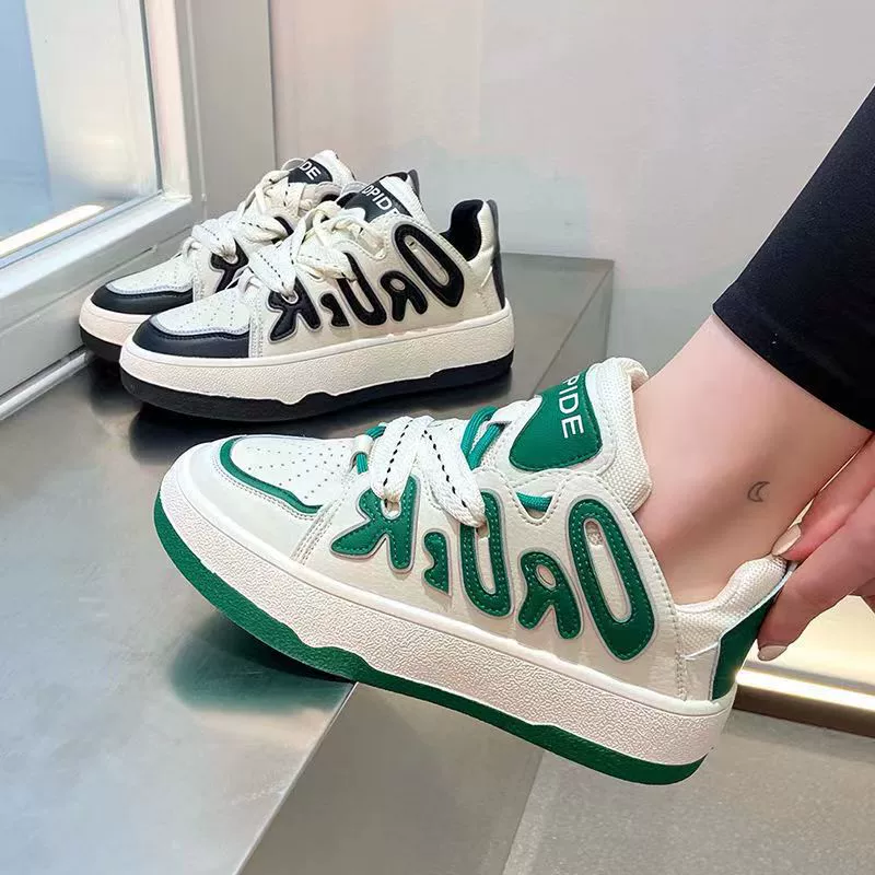 Обувь ulzzang на плоской подошве, Женская Новинка 2022 года, модная маленькая повседневная обувь с белой доской в стиле Харадзюку, удобная и износостойкая