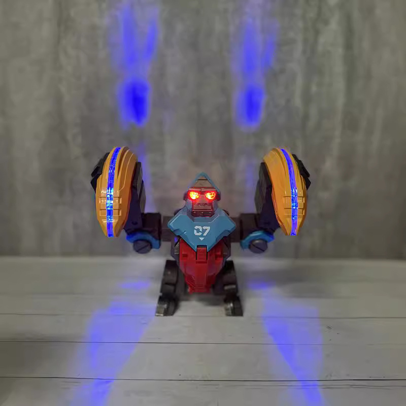 Tiktok truco eléctrico volteo gorila juguete eléctrico robot música luz niños Regalo De vacaciones transfronterizo