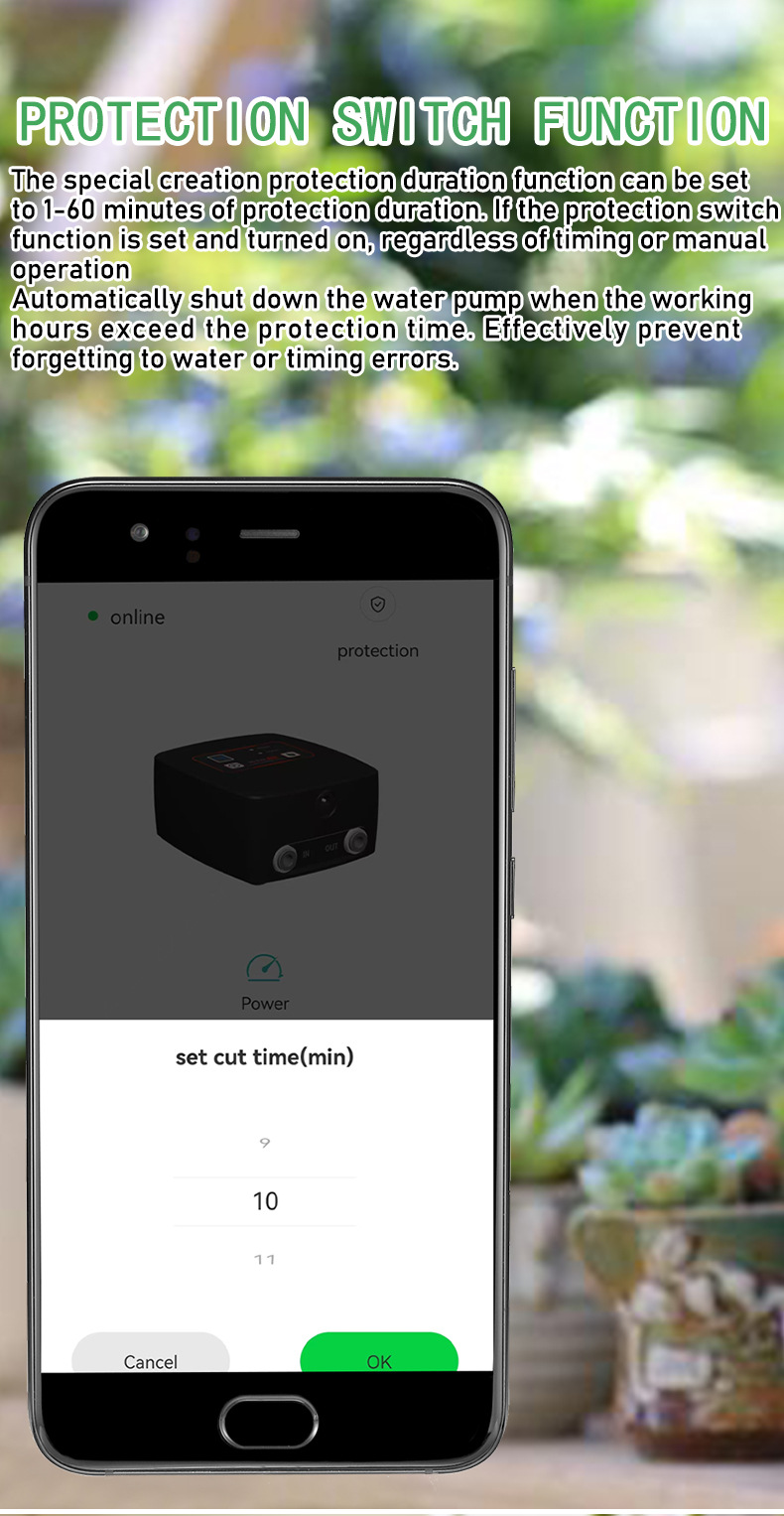 Adjustable Drip Irrigation With WiFi Mobile Control, Automatic Timed Watering Device For Balcony Potted Plants And_voghion.com