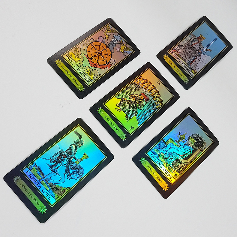 Neue Little Knight Spanische Tarot Orakelkarten Für Partyspiele_voghion.com