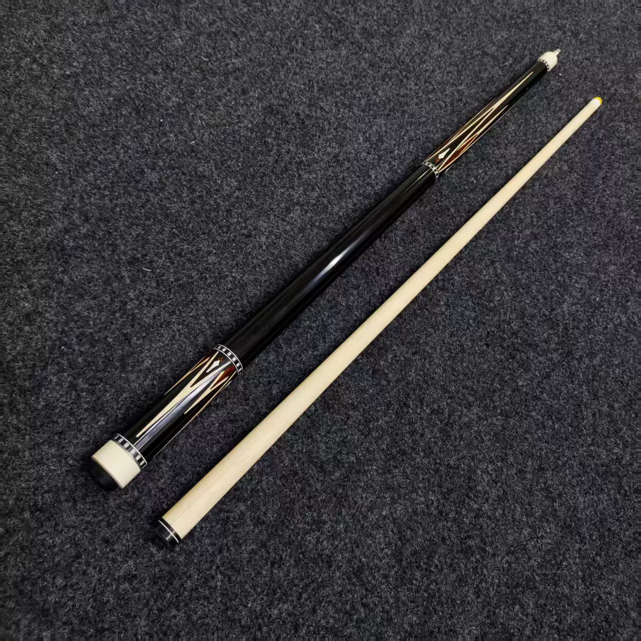 2025热销台球杆精美会员杆台球配件大头杆中八球杆