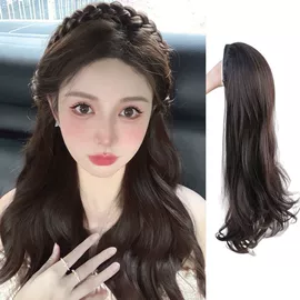 真发假发;假发片;假发马尾