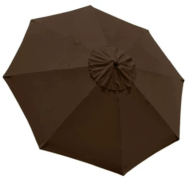 Avtomobil yan çətirləri — Sunshade Cloth Without Bracket - coffee-suitable-for-8-bone-umbrella-stand-with-a-diameter-of-3-meters-10-feet