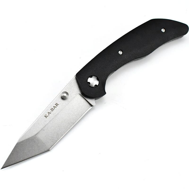 新款卡巴7506户外折叠刀便携随身战术刀垂钓野营求生小刀防身锋利