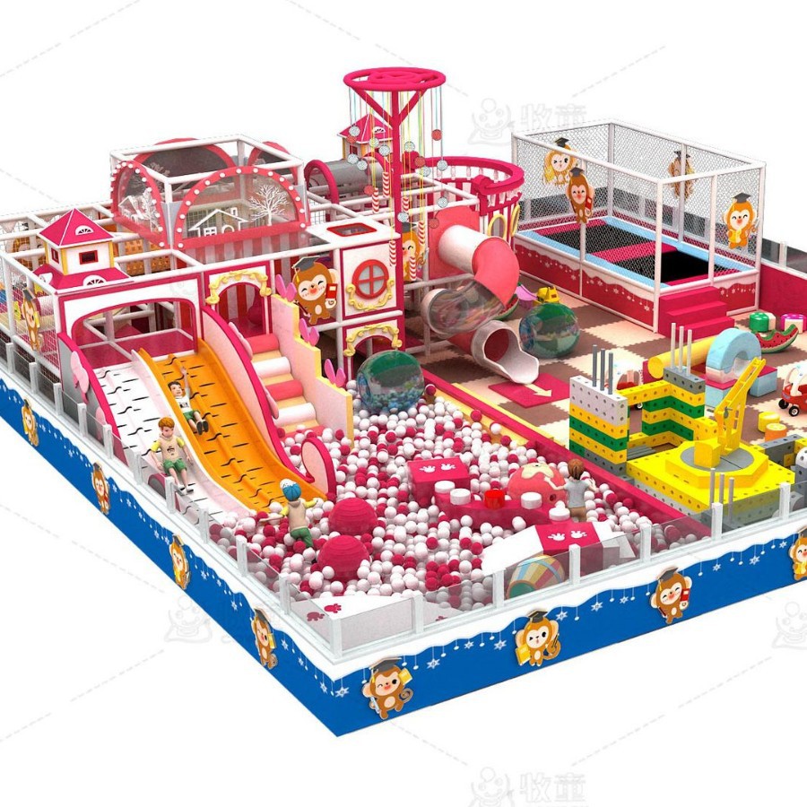 Parque infantil grande travieso Castillo interior expansión parque infantil equipo kindergarten padre-niño Parque de Atracciones fabricante