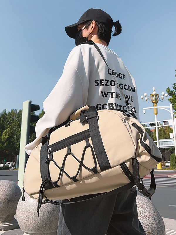 Mochila de viaje deportiva multifuncional para viajes de negocios, equipaje de mano de corta distancia, separación en seco y húmedo, bolsa de fitness de natación para hombres y mujeres