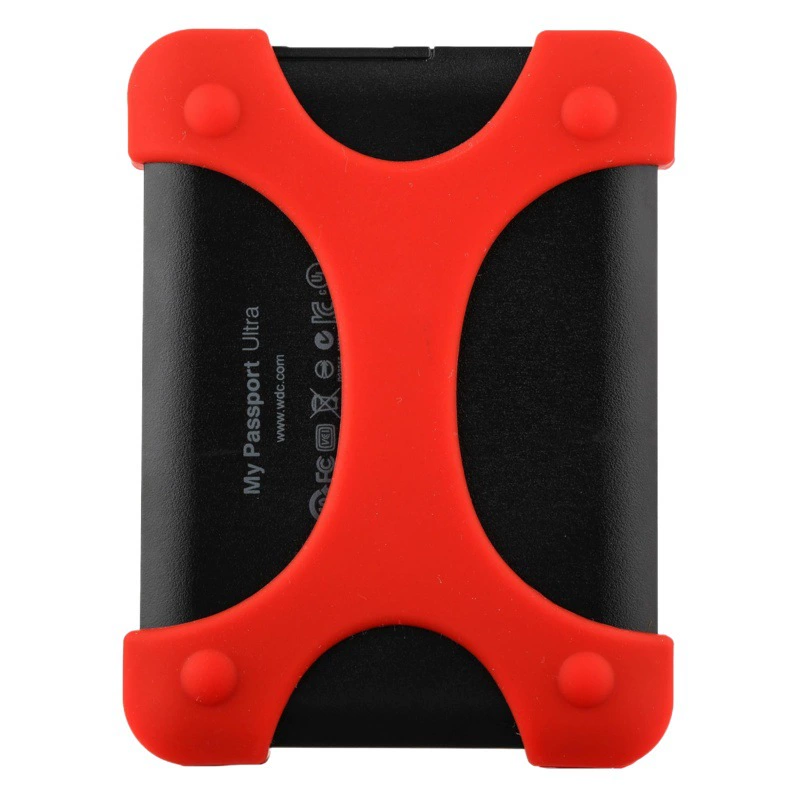 2,5-дюймовый защитный чехол для мобильного жесткого диска Универсальный защитный чехол силиконовый чехол против падения и ударов защитный чехол для жесткого диска