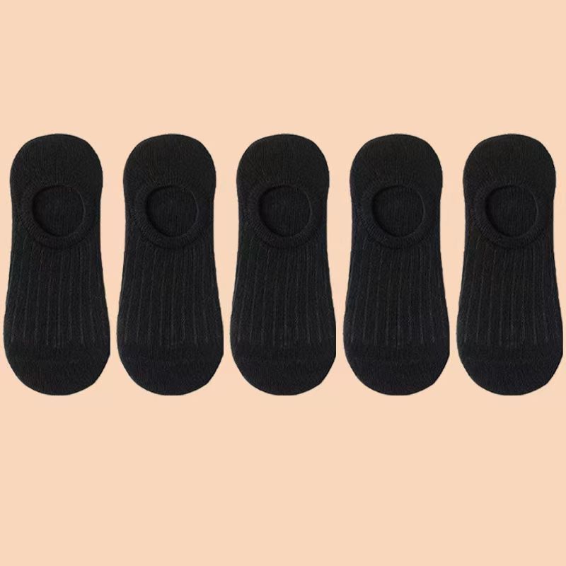 Nuevo diseño original de calcetines Zhuangyu para hombres de color sólido universal ligero boca baja calcetines de barco corto de la calle de la moda otoño