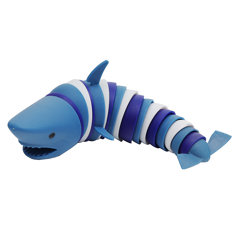 Mignon De Requin Marine Dauphin Décompression Jouet Amusant Gros display picture 2