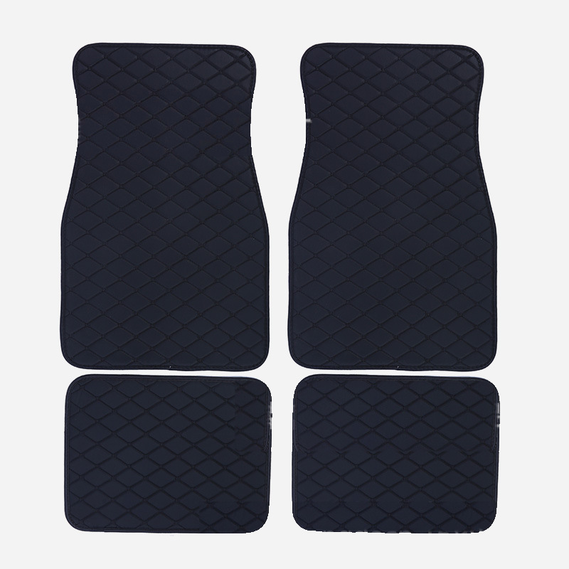 Wholesale and dropshipping of foreign trade car carpets, Amazon cross-border quilted foot mats, right-hand drive PVC universal car floor mats
