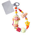 Acessórios de pingente de boneca boneca feita à mão diy estrela bonito frisado telefone móvel pingente de carro chaveiro pingente de boneca 5