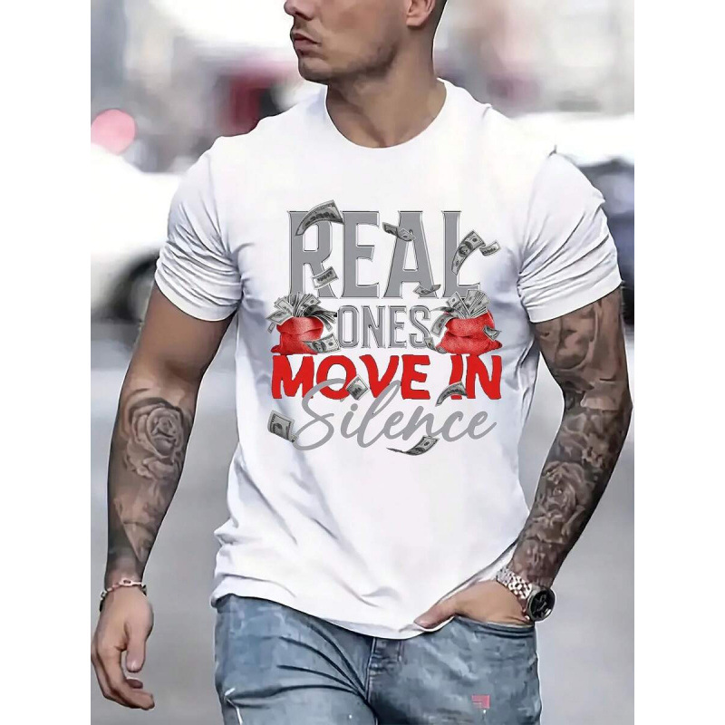 Pure Cotton Men's Skull Bandage Pattern Top Fun "Real Bones Moving" Design for Casual Wear_viptrois.com