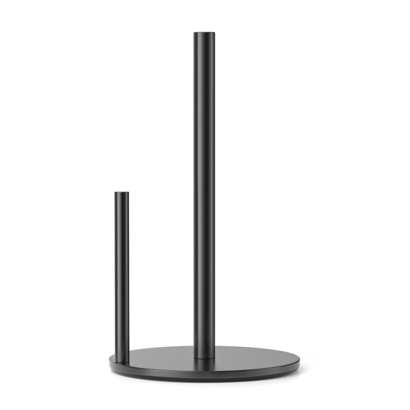 Paper Towel Holder Countertop Kitchen Towel Rack Free Standing with Non-Slip Base for Bathroom Paper Towel Dispenser Rack