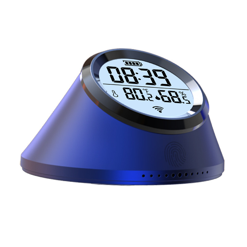 Intelligent temperature and humidity sensor Blue