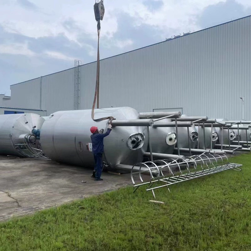 Оборудование для химической ферментации, ферментационный бак из нержавеющей стали 60 кубических метров, ферментационный бак из нержавеющей стали 90% новый