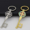 Keychain, metal accessory, suitable for import