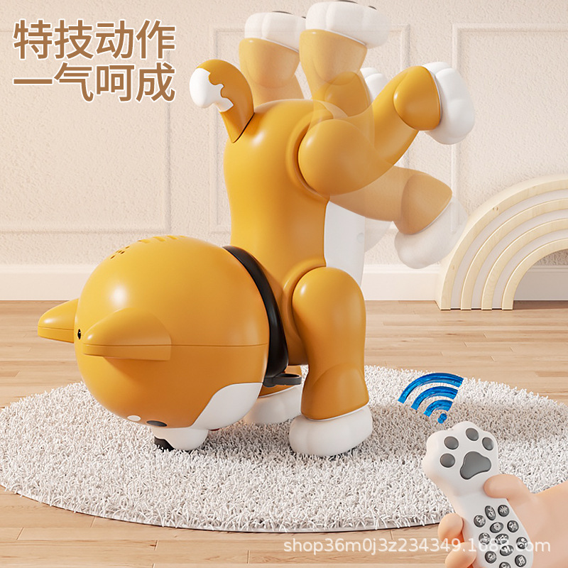LeNeng niños programación inteligente eléctrica tactile robot juguete perro puede caminar y bailar simulación de perro mecánico perro