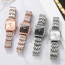 跨境女士高级钢款石英手表   精准制时  最佳伴侣