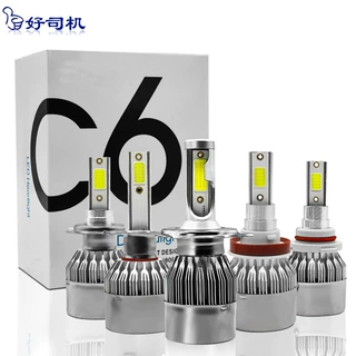跨境专供c6 汽车led大灯h4 36w h11led车灯灯泡厂家现货
