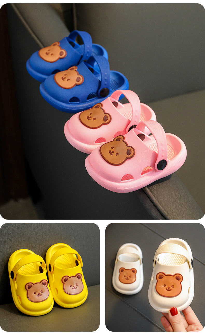 Kid's Cute Animal Round Toe Home Slippers display picture 3