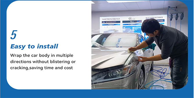 High-End Tpu Invisible Car Film, Thickened Ppf Car Paint Protection Film, Anti-Scratch, Imported Transparent Car Protection Film