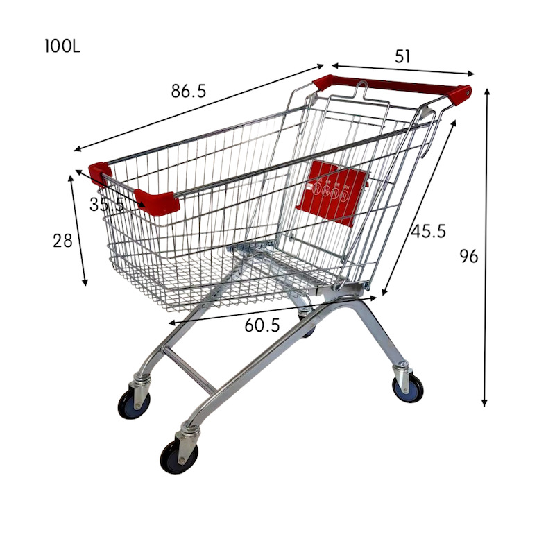 100L 녹 방지 자동 휠 높은 구성 PU 휠