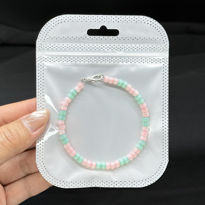 Factory Wholesale Spot Packaging Bag Transparent Pearlescent Bag Mobile Phone Case Lock Pocket Clothing Accessories White Ziplock Bag Factory Wholesale Spot Packaging Bag Transparent Pearlescent Bag Mobile Phone Case Lock Pocket Clothing Accessories White Ziplock Bag