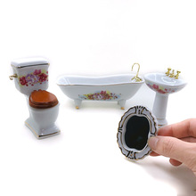 1:12���������dollhouse����ԡ���þ��RͰϴ�����R��ԡ���Ĕz