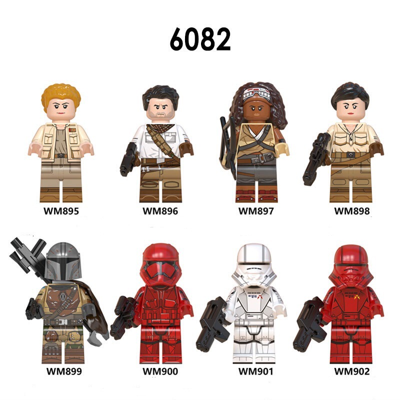Foreign Trade Goods Wm6082 Sci-Fi Movie Series Educational Assembled Building Blocks Minifigure Toys Opp Bag