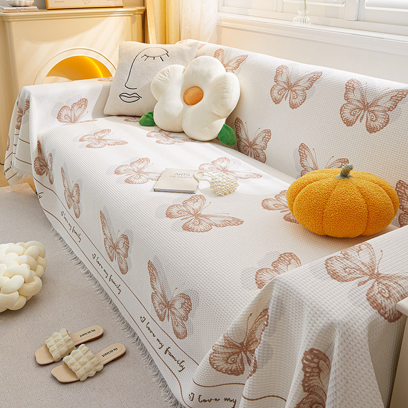 Cubierta del sofá Toalla de tela ins Estilo nórdico sofá manta cubierta toalla todo incluido cubierta del sofá de tres personas cuatro estaciones cojín universal del sofá