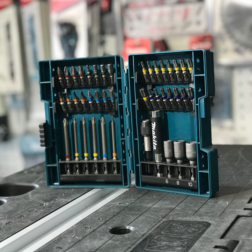 일본 MAKITA MAKITA 43 조각 전기 핸드 드릴 헤드 세트 육각형 소켓 헤드 크로스 용 전기 드라이버 세트