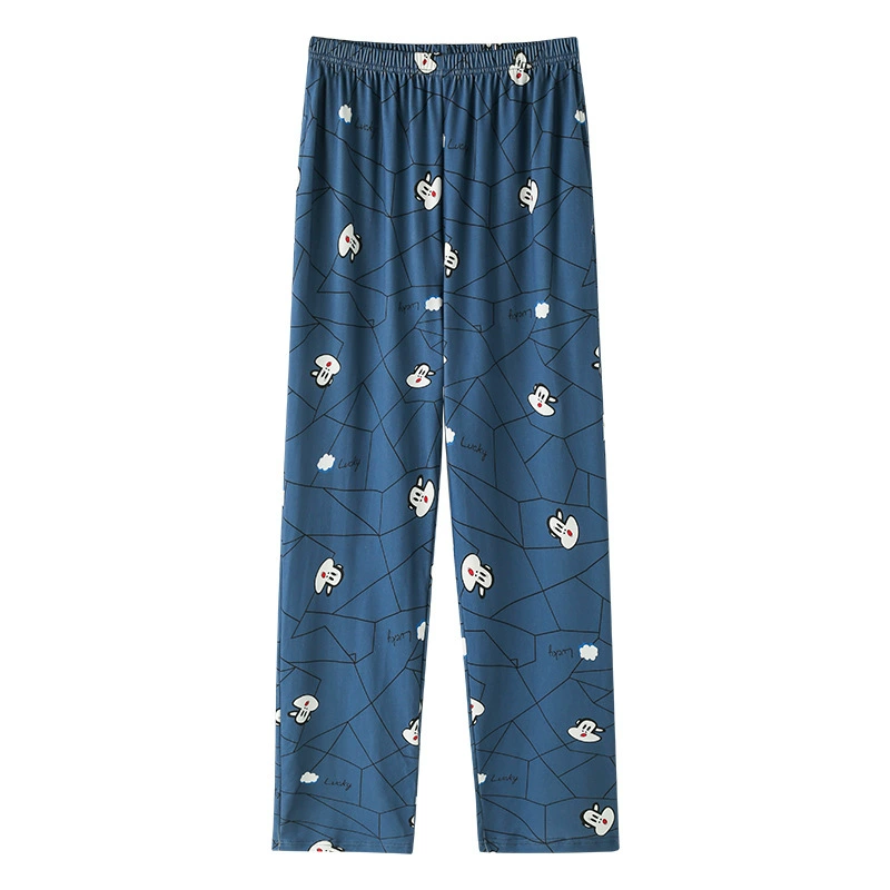 燕之乡 Demi-season knitted cartoon comfortable trousers for leisure for elementary school students, oversize