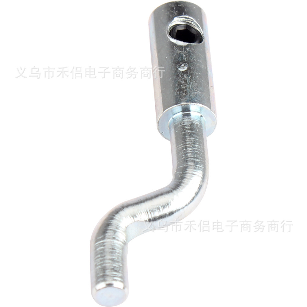 3 adjustable Z-shaped elbow throttle and brake cable ends for lawn mowers, mini bikes, go-karts, and dog scooters