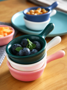 European Run Japanese Flavor Dish Dip Dish Creative Ceramic Snack Dish Household Vinegar Dish Seasoning Dish Soy Sauce Dish