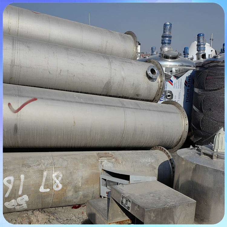 304不锈钢冷凝器 常压冷凝器 石墨冷凝器 列管冷凝器化工二手设备