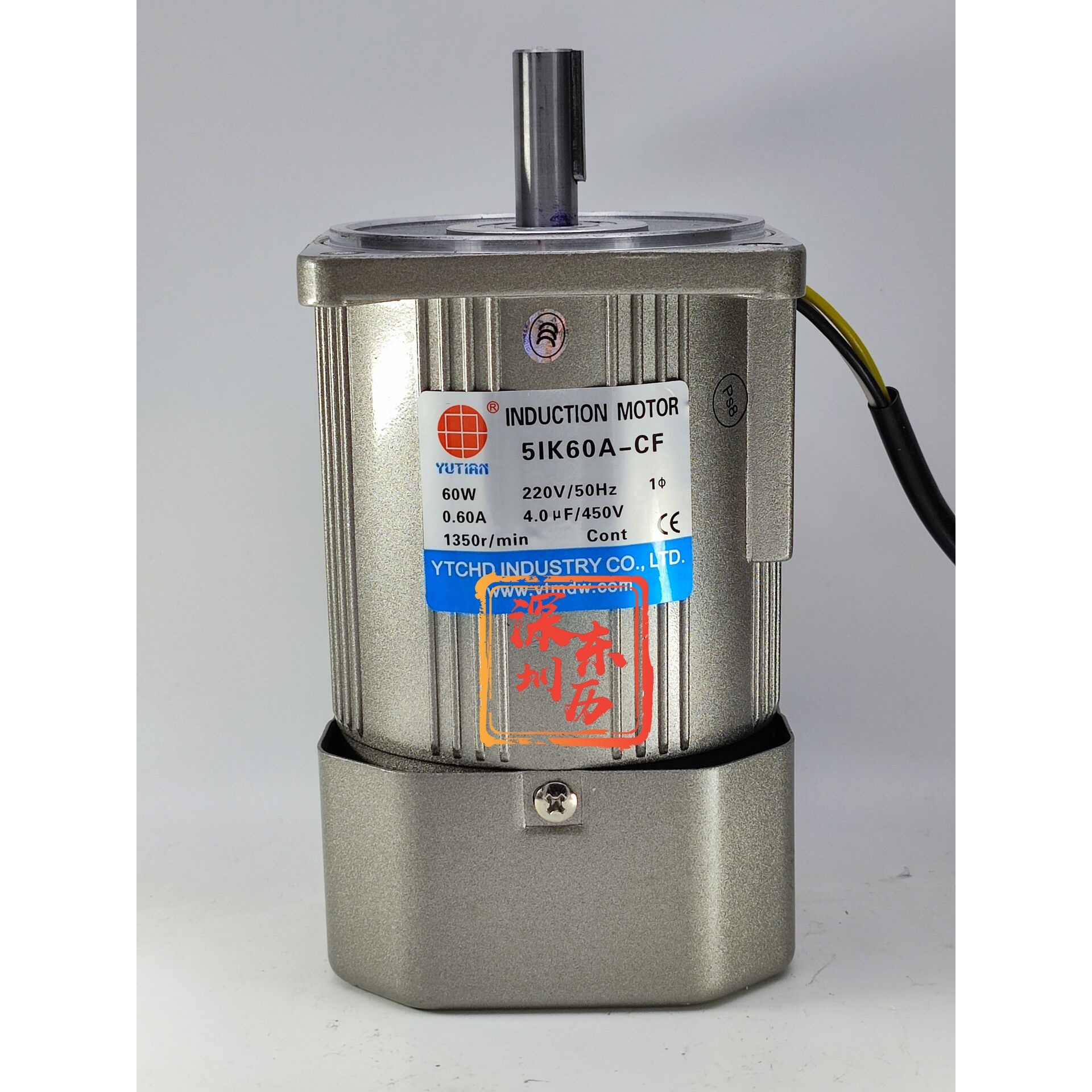 YUTIAN INDCTION MOTOR 5IK60A-CF YTCHD雨田电机5IK60A-CF 60W