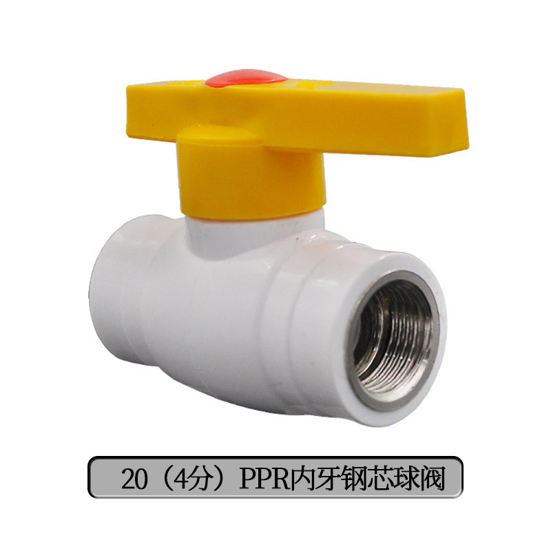 Válvula de bola de acero de doble articulación PPR válvula de bola de doble articulación totalmente de plástico válvula oculta 204 minutos válvula PPR accesorios de tubería de agua image 45