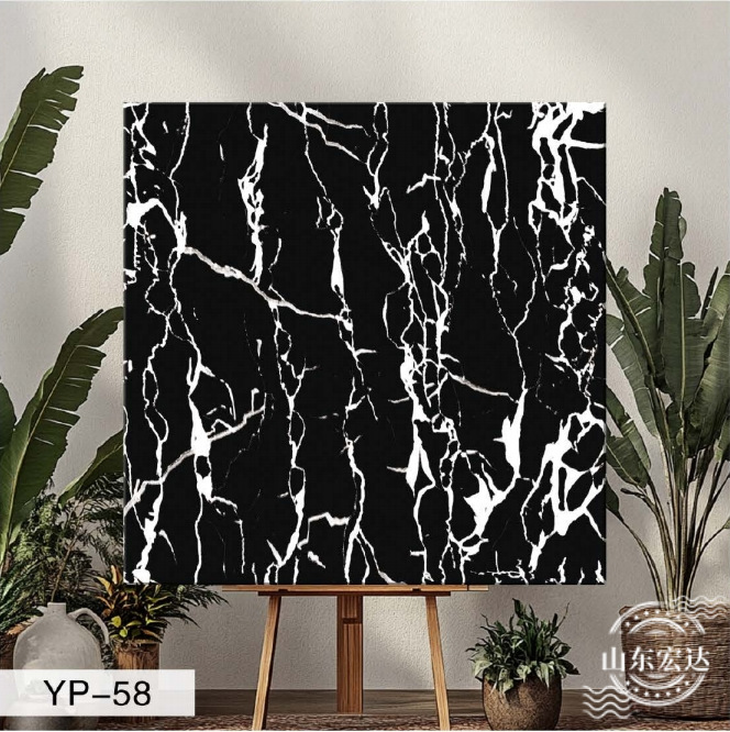 Azulejo de imitación mármol autoadhesivo adhesivo de pared sala de estar baño decoración de pared impermeable y a prueba de humedad con papel de aluminio