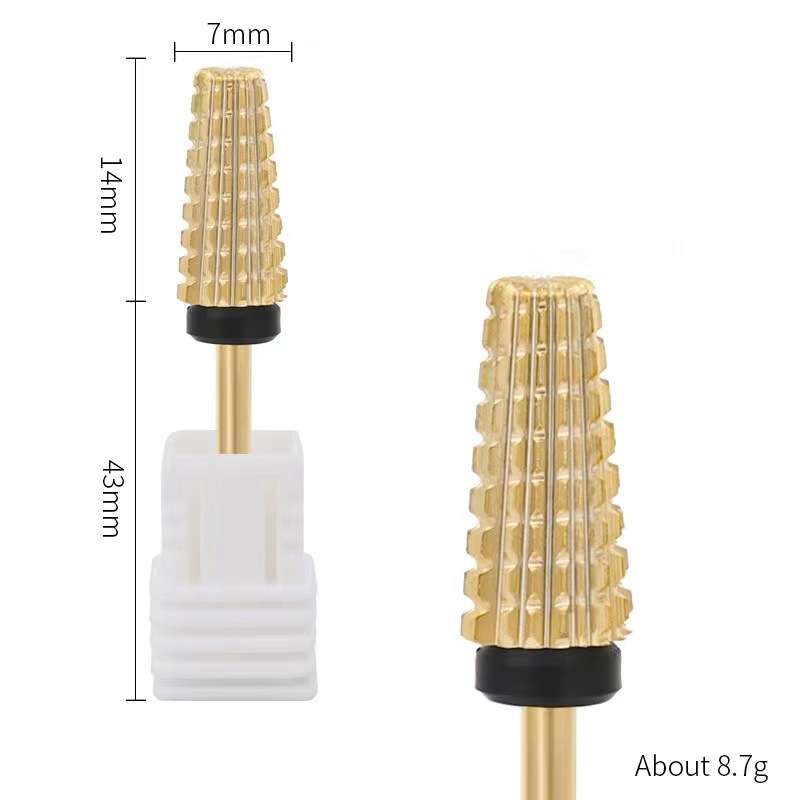 Cinco en uno acero tungsteno oro XC