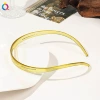 PCU shaped fine hair hoop-transparent yellow green