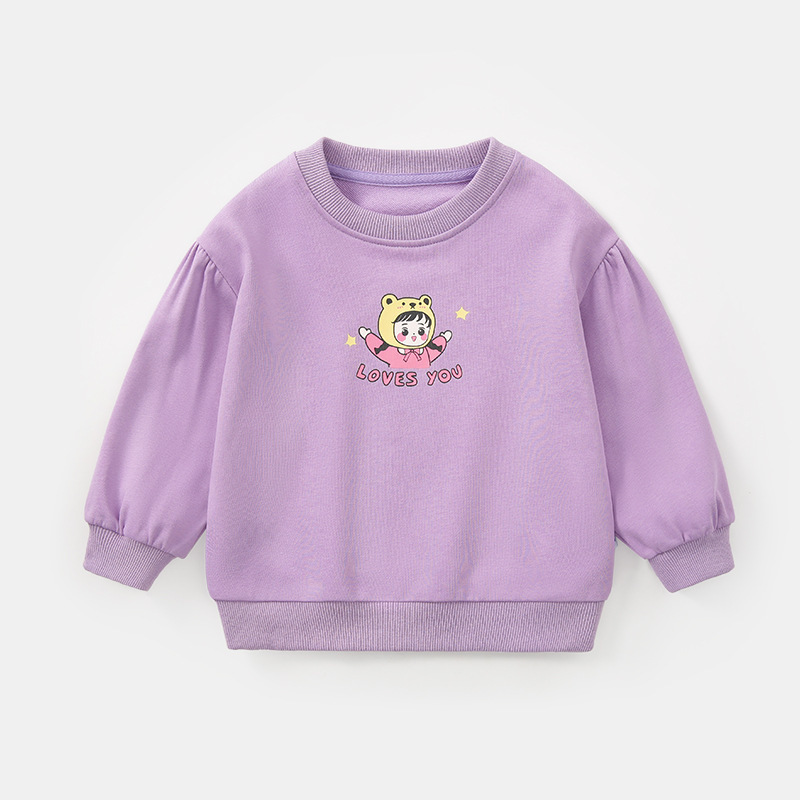 2022秋冬の新型子供服韓国版男女子供長袖tシャツの底のシャツがゆったりしています。|undefined