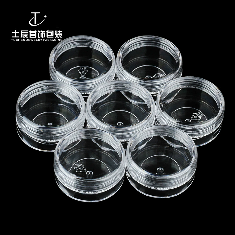 Круглая коллекционная коробка, прозрачная коробка для хранения, прозрачная акриловая маленькая коробка, маленькая круглая коробка, герметичная карта пыли